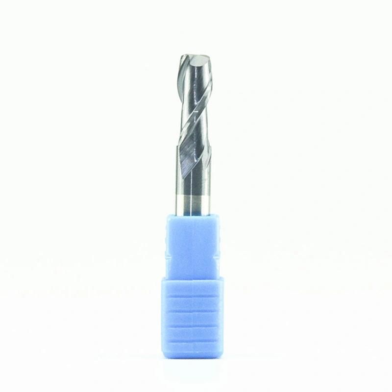 High Quality Aitin Coating 45HRC 2 Flutes Carbide End Mill