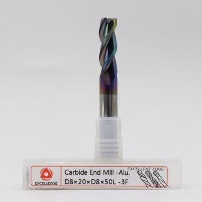 Full line of Carbide Endmills with excellent endurance