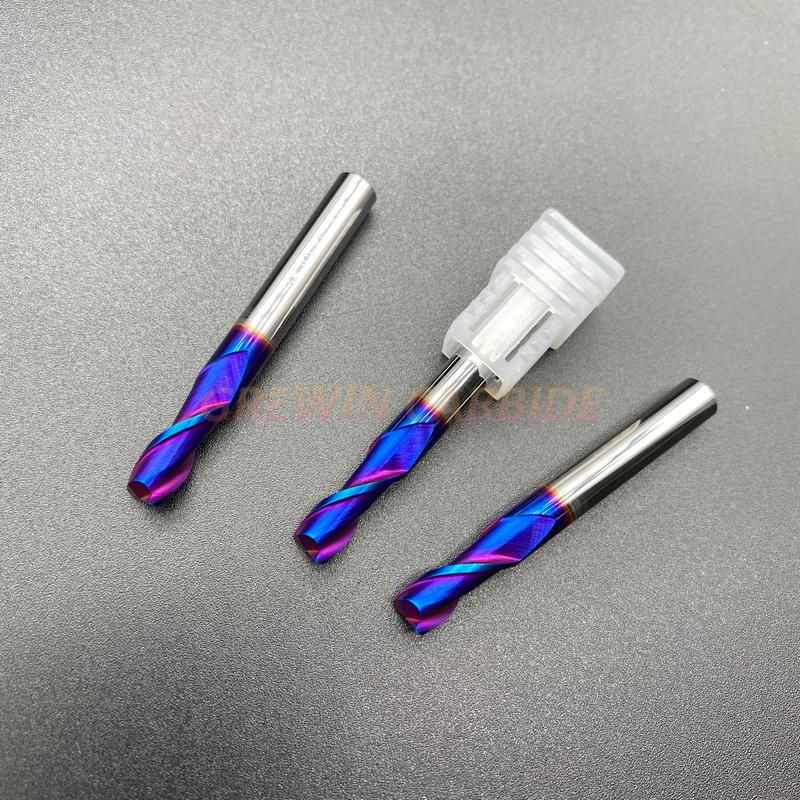 Gw Carbide-Square 2flutes HRC65 Carbide End Mill for Metalworking Tool