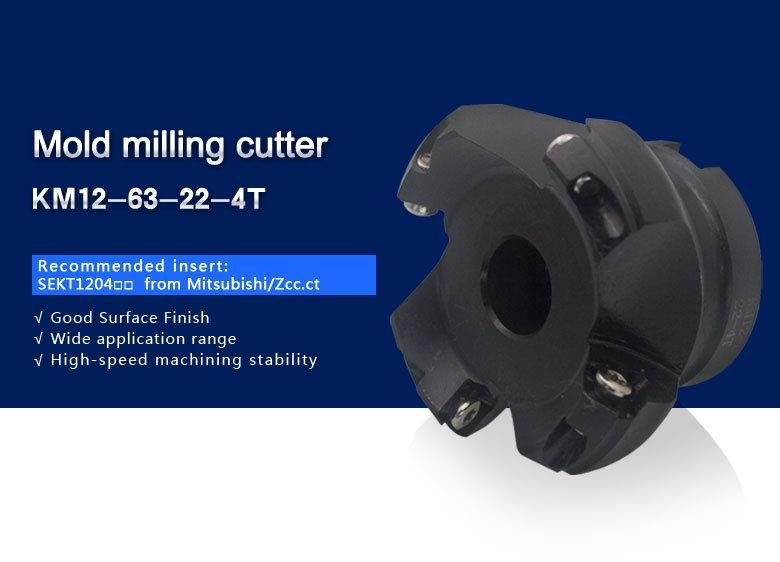 Wholesale Km-45 Indexable Face Mill for CNC Lathe Machining