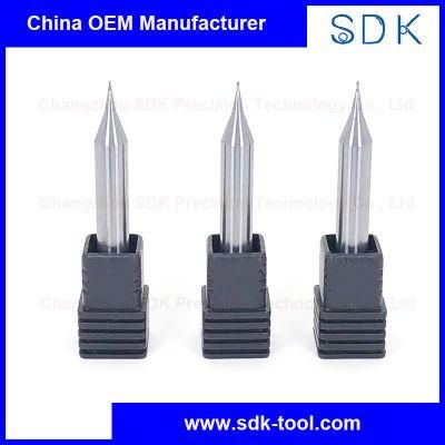 High Performence Solid Carbide Micro Ball Nose End Mills for Aluminum