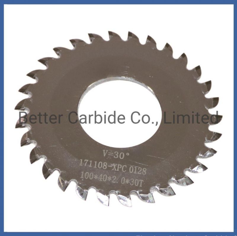 PCB Cemented Tungsten Carbide Saw Blade - Diamond Circular Saw Blade - Customized V-Cut Cutting Blade