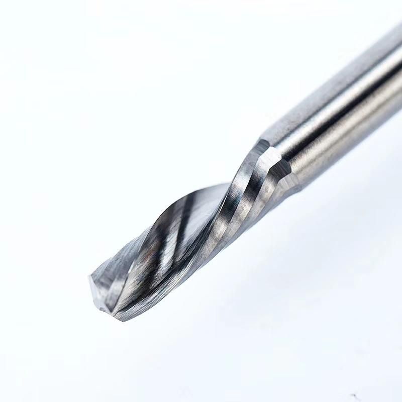 Carbide Material Wood Bit Single Flute Carbide Spiral End Mill