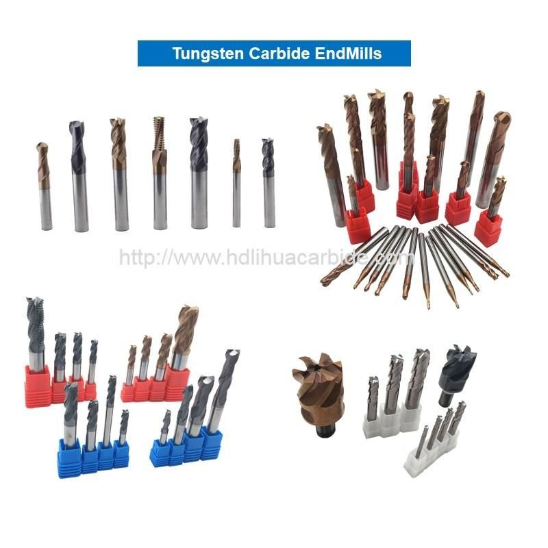 Carbide End Mill Set Square End Mill Bit 4 Fultes Milling Cutter Tungsten Carbide Cutting Tools (D4+D5+D6 End Mill)