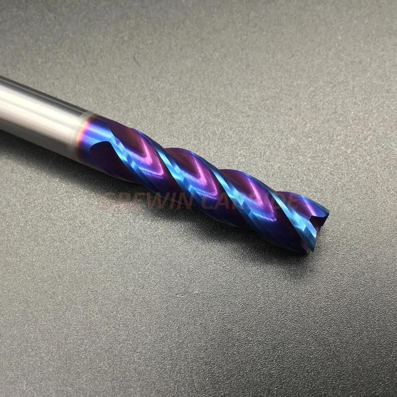 Gw Carbide-HRC60 Carbide End Mills with Aitin Coating