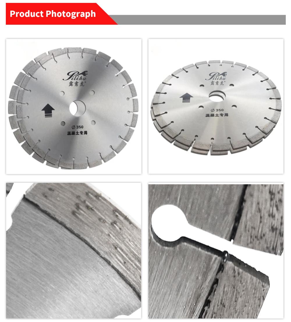 Pilihu Segmented Power Tools Silent Turbo Diamond Saws Blade Cutter Circular Discs for Granite Stone