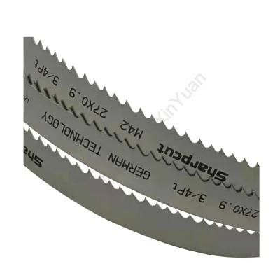 27X0.9mm Customizable M42 HSS Bimetal Band Saw Blade with China Manufacture