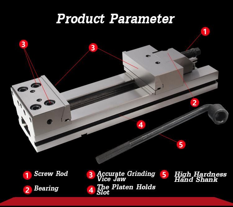 Vise Precision Milling Machine Milling Vise Clamp Modular Precision Machine Vise Gt175D-I