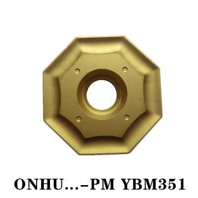 100% Original Onhu06 Onhu060408-Pm Ybg205 Onhu 060408 Onhu0604 Carbide Inserts Lathe Cutter Turning Tools for Stainless Steel