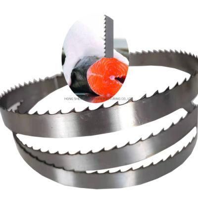 China Suppliers Narrow Food Carbon Steel Fish Bone Bandsaw Blade Meat Bandsaw Blade Coil