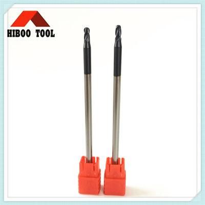 Carbide Long Shank Ball End Mill for Carbon Steel