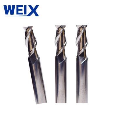 Weix 2flute Carbide Milling Tool for Aluminum CNC Carbide End Mill Cutter