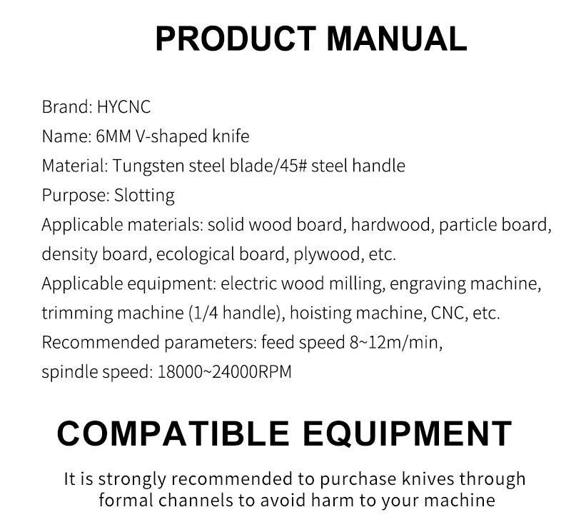 CNC Milling Cutter 6mm 3D Hardwood PVC Milling Cutting Round Groove Drill Bit Carbide Milling