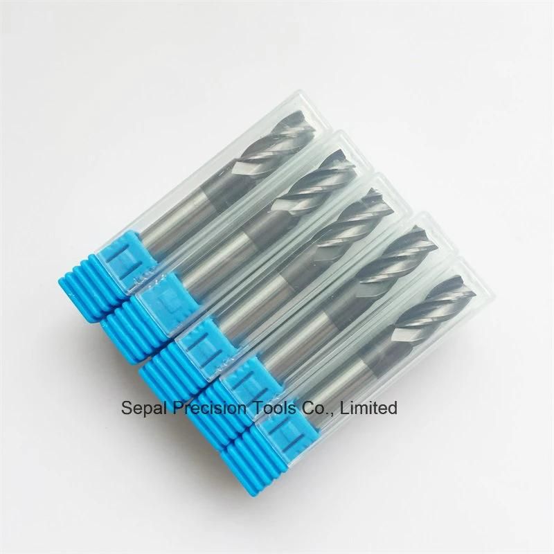 Carbide End Mill of Diameter 1/2"*1/2"*1"*3" for Cutting Stainless Steel