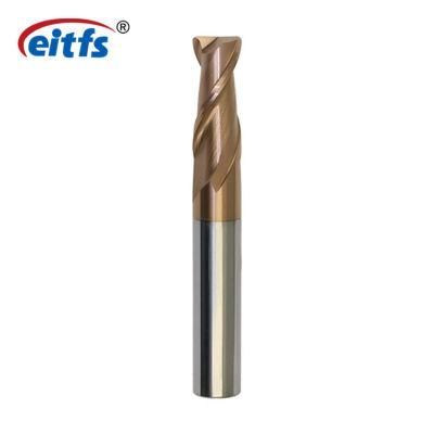 Solid Carbide End Mills with Blue Nano Coating for Hot Selling Steel