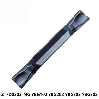 Manufacture Grooving Insert Ztfd0303 Zted02503 Zthd Ztkd Grooving Tool CNC Carbide Insert