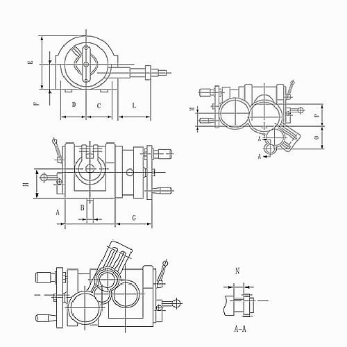 F11 Series Universal Dividing Head (F11100A F11125A F11160A F11200A)