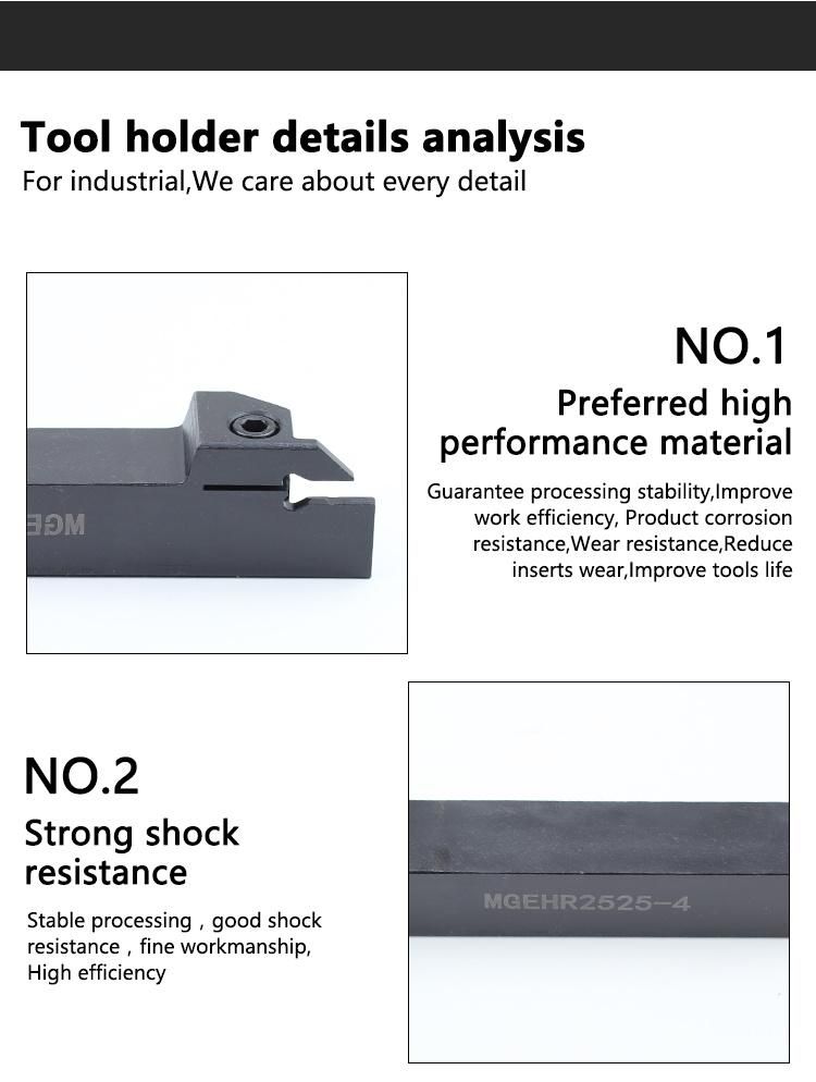 Mgehr2020-2 Lathe Machine Turning Tool Internal Grooving Toolholder