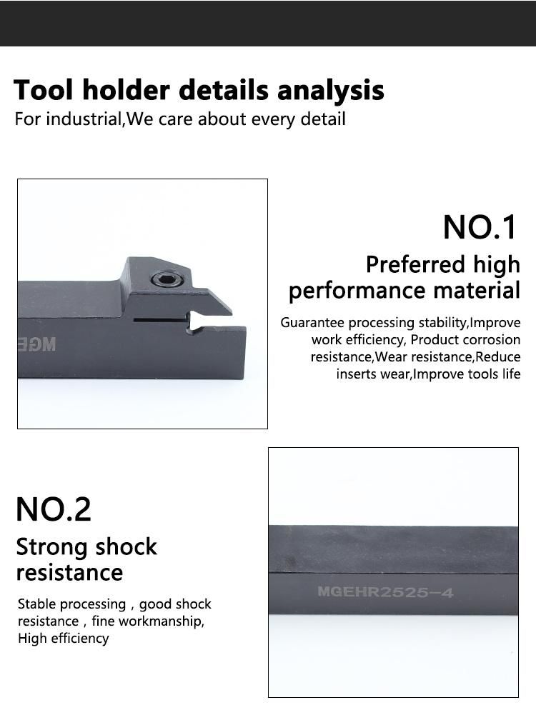 Mgehr2020-2 Lathe Machine Turning Tool Internal Grooving Toolholder