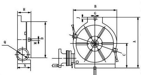 Mini Series Rotary Table HV-3 HV-4 HV-5