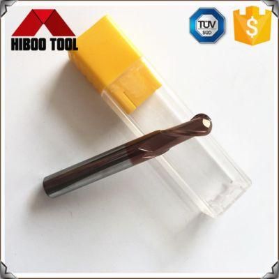 Z2 Bronze-Colored Carbide Ball Nose End Mill