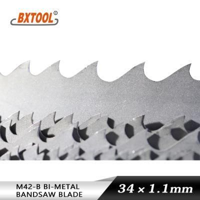 M42-B 34*1.1mm Inch 1 1/4*0.042 Bimetal Band Saw Blade High Qualiy Best Price