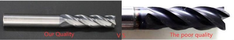 ISO High Quality Raw Material Carbide End Mills for CNC Machine