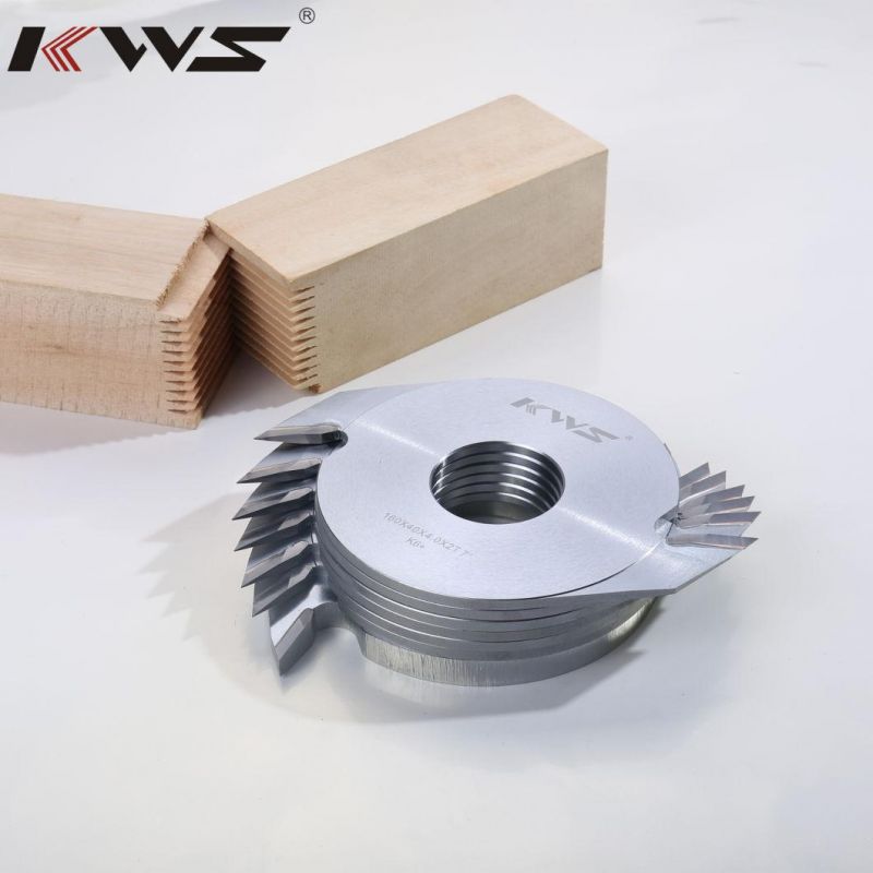 Kws Deep Finger Joint Cutter for Joint Solid Wood Saw Blade for Wood Soft Wood Finger Joint Cutter