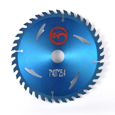 40 Tooth Alloy Steel Tct General Purpose Hard &amp; Soft Wood Cutting Saw Blade