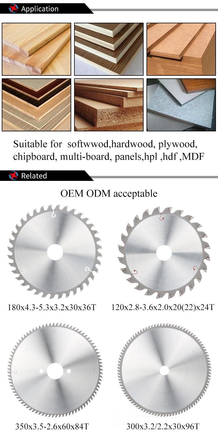 Pilihu 300 96z Tools PCD Wood Cutting Circular Diamond Saw Blade for Wood Furniture Cutting Panel Sizing Blade