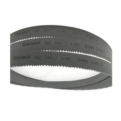 M42 Bimetal Band Saw Blade for Stainless Bar Steel Side by Side with Factory Price