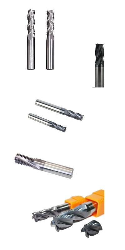 Hiboo Factory Supplier Processing Roughing End Mills 3flute for Aluminum