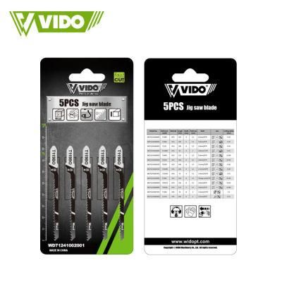 Vido Cleverly Designed Practical Cutting Tool T-Shank Jig Saw Blade Made in China