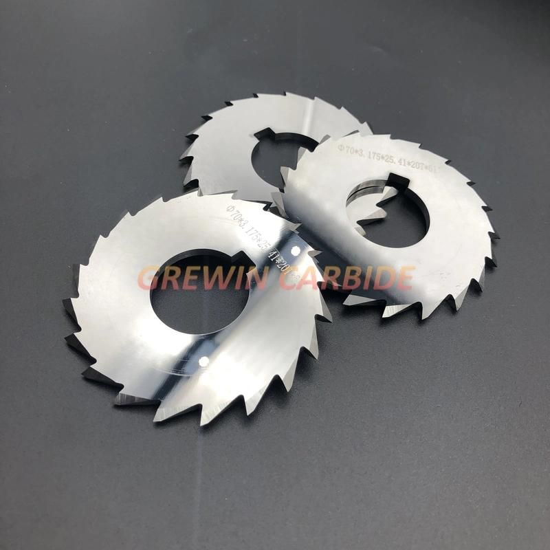 Gw Carbide - Slitting Solid Carbide Saw Blade Cutter with High Resistance and Good Quality