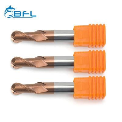 Bfl R6*D12*25*75-2f Ball Nose Tungsten Carbide End Mills in Stock Nano Coating HRC45/55/60
