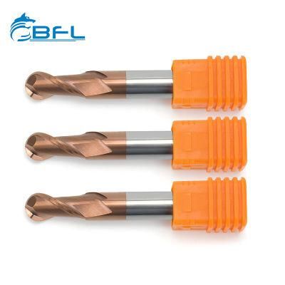 Bfl R6*D12*25*75-2f Ball Nose Tungsten Carbide End Mills in Stock Nano Coating HRC45/55/60