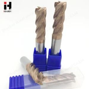HRC55 4 Flute Square Carbide End Mills CNC Milling Cutter for Hardened Steel