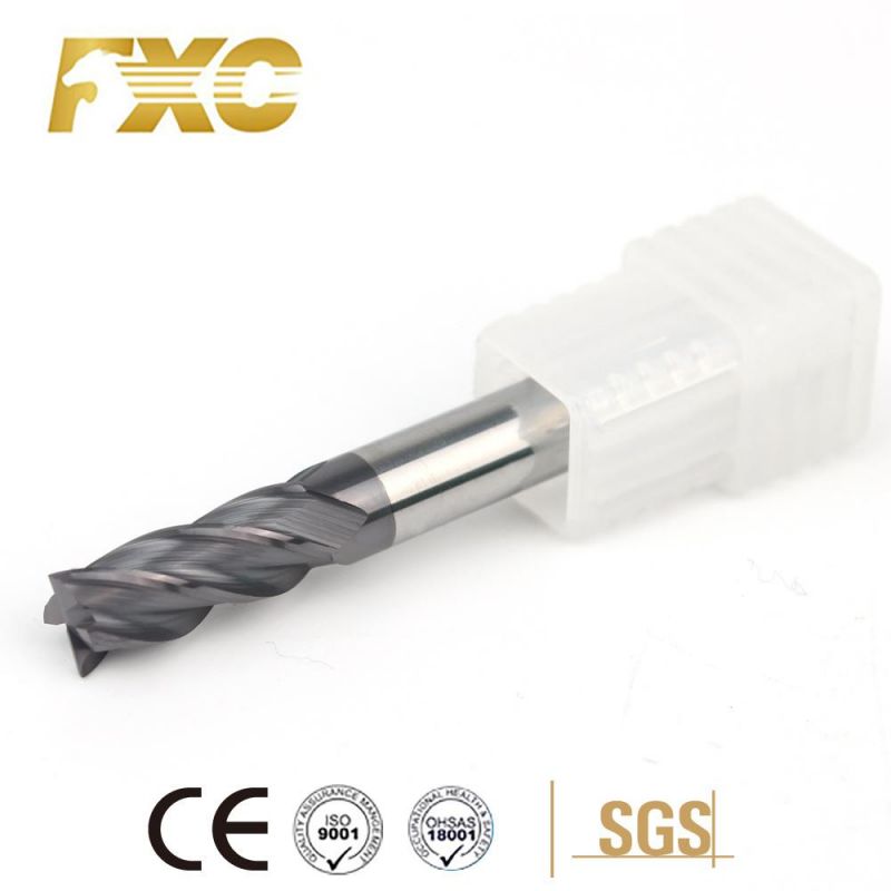 4 Flutes HRC50 Solid Carbide Square End Mill Milling Cutter Tools