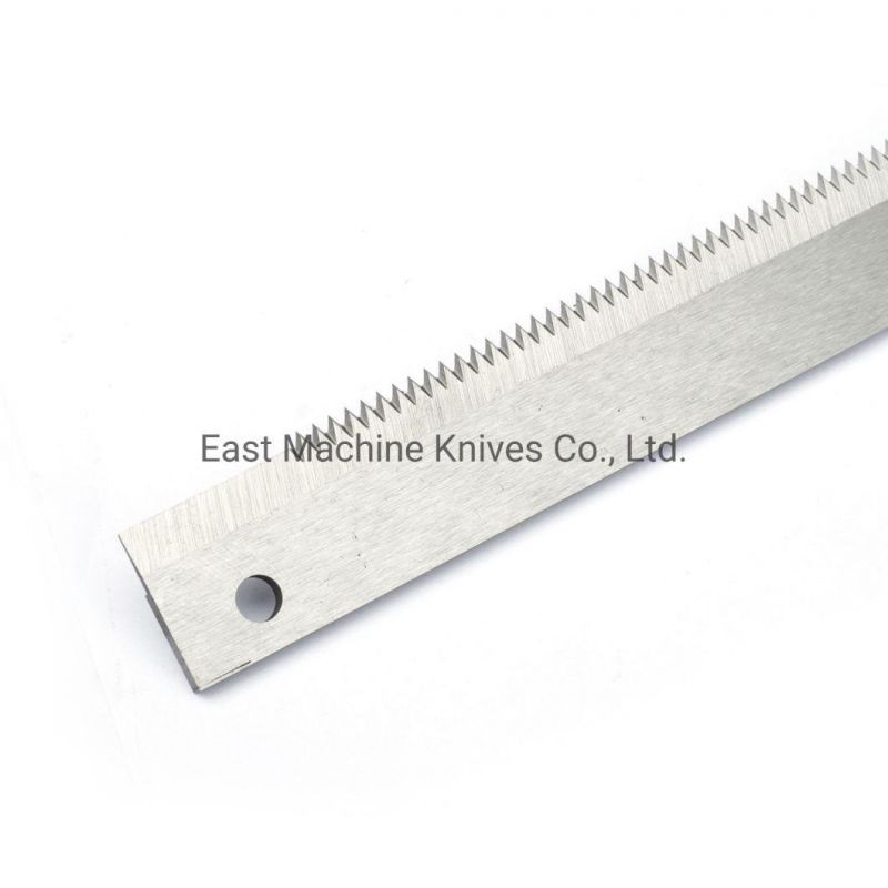 HSS Serrated Tooth Cutting Knife for Packaging Sealing Machine Industry