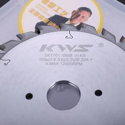 120 mm 12+12t PCD Adjustable Scoring Saw Blade for Table Saw Precision Sliding Table Saw for MDF Chipboard Plywood
