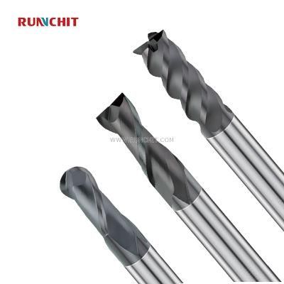 2 Flutes Ballnose End Mill for Mold Industry, Auto Parts, Automation Equipment, Tooling Fixtures (DBH0202A)