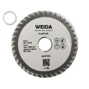 4&quot; 105mm 40teeth Tct Circular Saw Blade Round Cross Cutting Wheel for General Purpose Wood Cutting