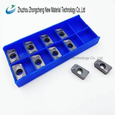 Square Shoulder Cemented Carbide Milling Inserts Apmt