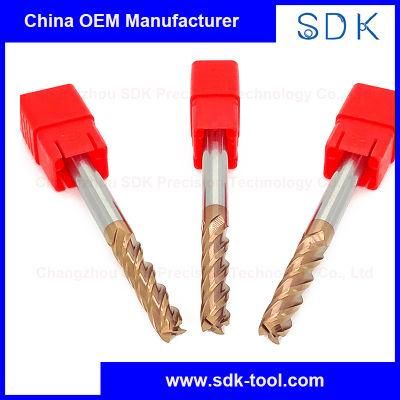 Wholesale Solid Carbide Extra Long Roughing and Finishing Milling Square Flat End Mill