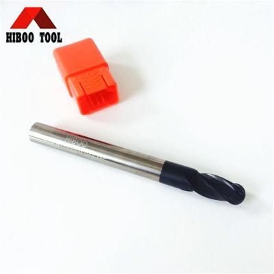 Four Flutes Carbide Ball Nose End Mill Cutting Tools