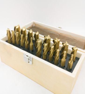 HSS Tin Coated End Mill Sets