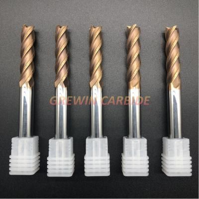 Gw Carbide-Solid Carbide Flat End Mill Cutter in HRC55