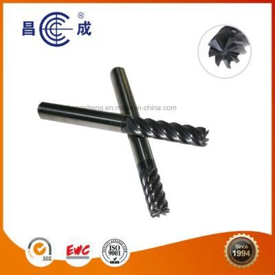 Few Flutes Spiral Tooth Solid Carbide Router Bit with Altin Coating