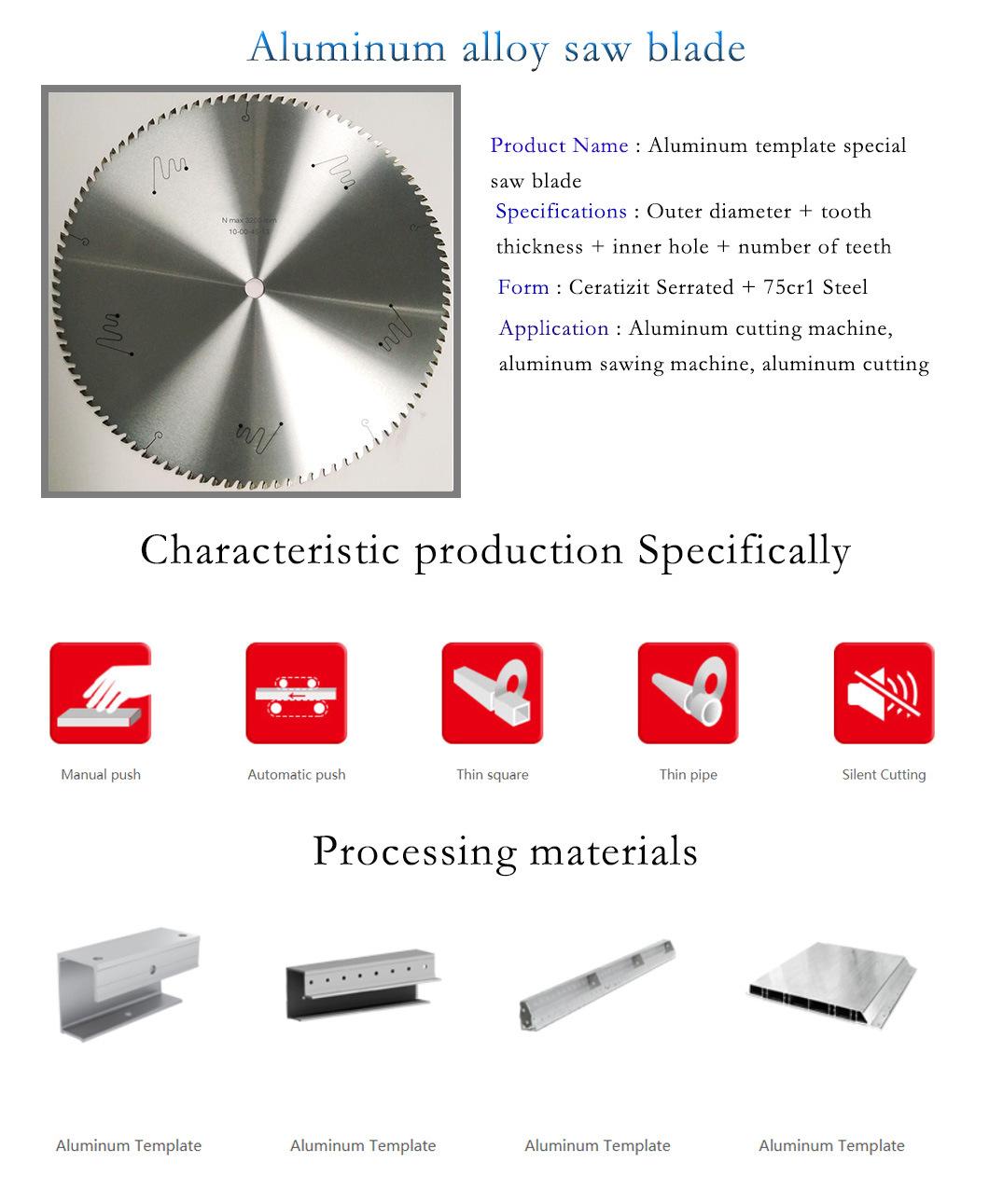 Aluminum Template Special Saw Blade