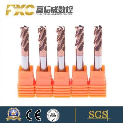 4 Flutes Solid Carbide Square End Mill HRC55 Milling Cutter